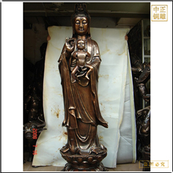 送子觀音銅像的起源